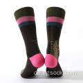 Robuste Anti-Schrumpf-Strick-Jacquard-Design-Socken